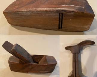 Antique Wooden Planer 

Antique Iron Cobblers Shoe Tool Eclipse Pat’s