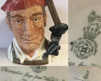 Royal Doulton Toby Jug Blacksmith D6571 Character Jugs from Williamsburg 