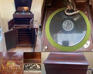 Working Victor Victrola Talking Machine