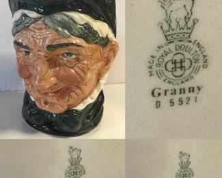 Royal Doulton Toby Jug Granny D 5521