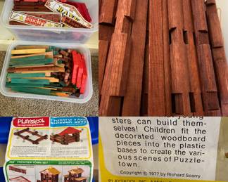 1977 Playskool Lincoln Logs