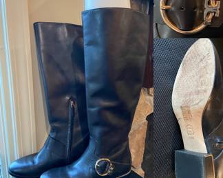 Leather Tory Burch Boots 7-1/2”