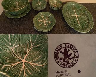 Bordallo Pinneiro Portugal Cabbage Plates/Bowls/Platter