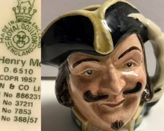 Royal Doulton Toby JugD 6510 Capt Henry Morgan