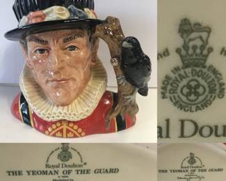 1990 Royal Doulton Toby Jug D 6883 The Yeoman of The Guard 