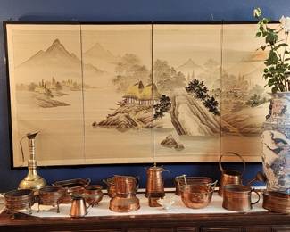 Vintage Copper Collection - Oriental Screen