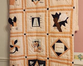 Vintage Handmade Quilt 
