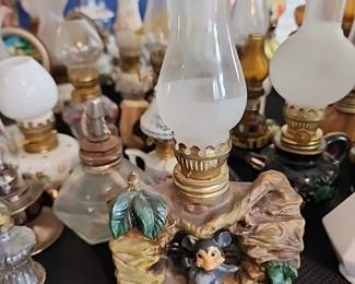 2 of 157 Vintage Oil Lamps - So many to chose from!
