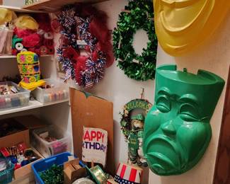 Mardi Gras Decor - Beads - St. Patrick's Day Decor