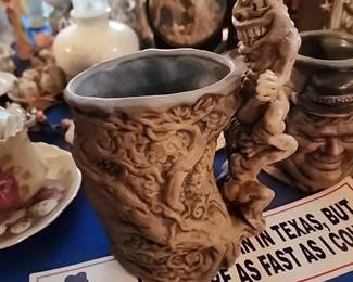 This is  another Rumph Troll Mugs this one is called Pervert or Peeking Tom - Naked Lady Troll Inside - Everyone needs one of these in their collection 