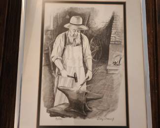 Anvil Pencil Sketch by Crouch 