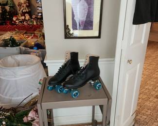 Roller Skates - Vintage Typewriter Cart