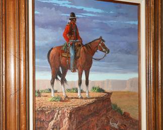 Oil on canvas by Becenti