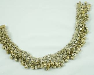 Vintage silver anklet-needs repair at the clasp