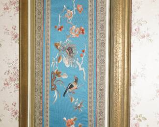 Asian Silk embroidery