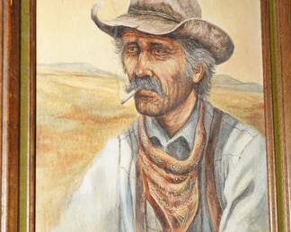 Old Cowboy original by Larry Greenwalt