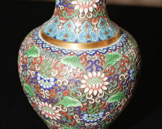 Cloisonne vase