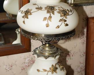 Carl Falkenstein hurricane lamp x 3