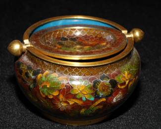 Cloisonne ashtray