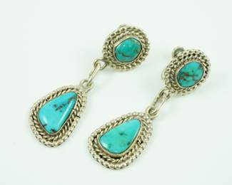 Sterling & turquoise earrings