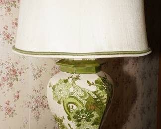 Fujita Kutani Enameled Table Lamp