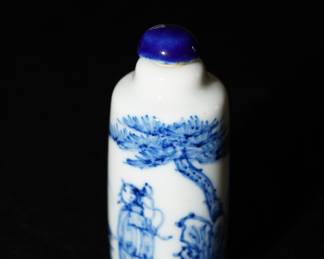 There are many snuff bottles available as well; some are reverse painted, some enameled, some glass, some stone, many signed on the base, and all quite old.