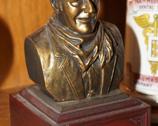 "Spirit of the West" John Wayne bronze bust