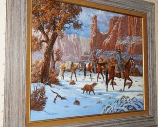 Oil on canvas by Robert Becenti