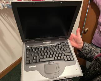 . . . vintage Compaq laptop