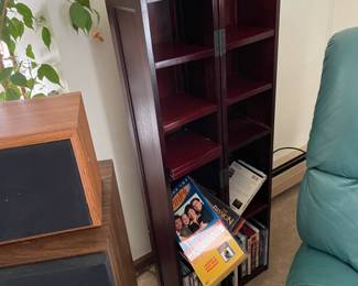 . . . book or VCR/DVD shelving unit