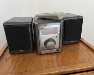 . . . JVC stereo system