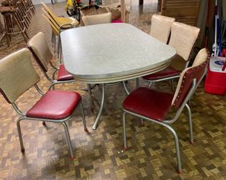 . . . great vintage Formica table and chairs