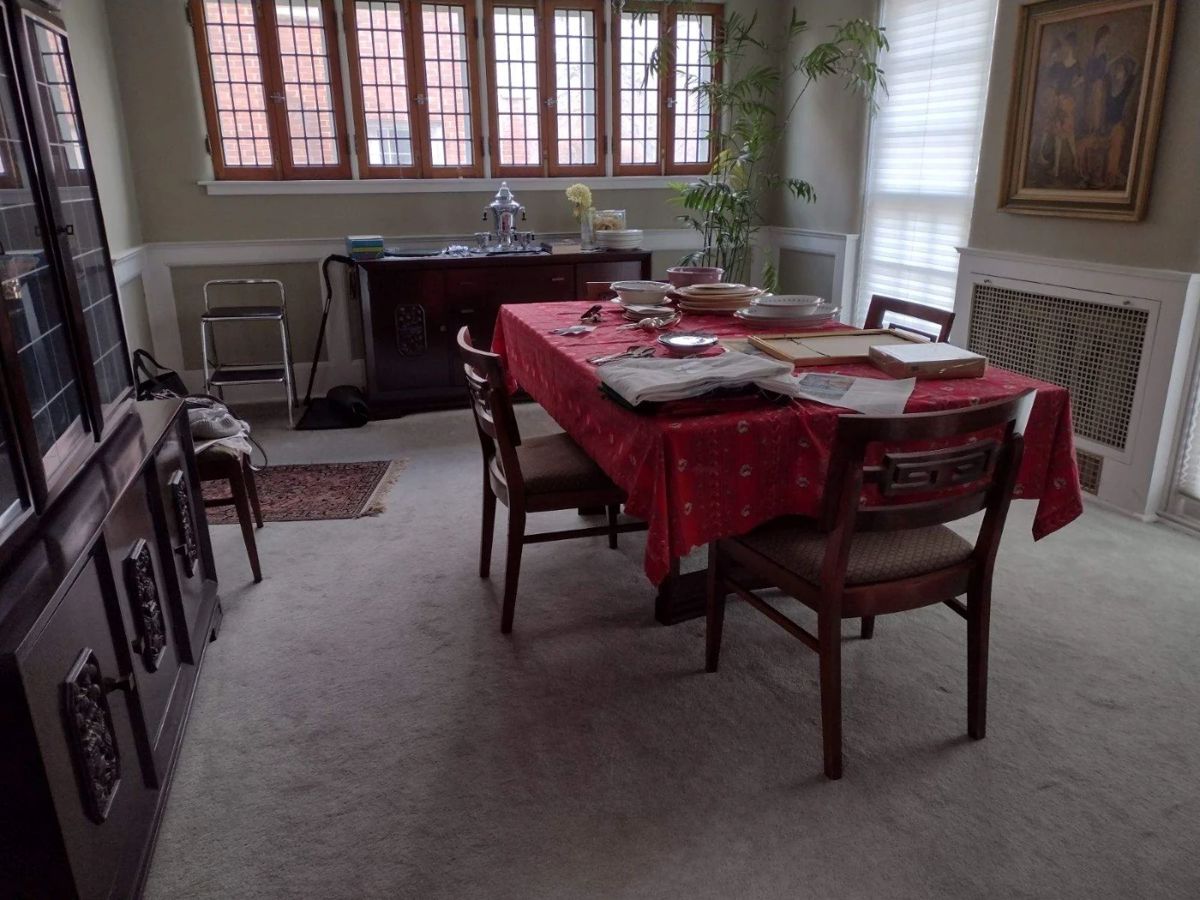 . . . beautiful dining table and chairs