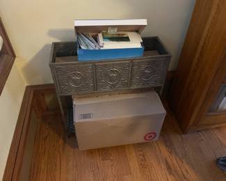 . . . nice metal planter