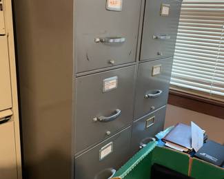 . . . two more file cabinets