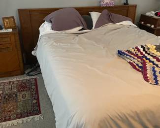 . . . headboard and waterbed