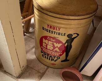 . . . a large New Era potato chip tin