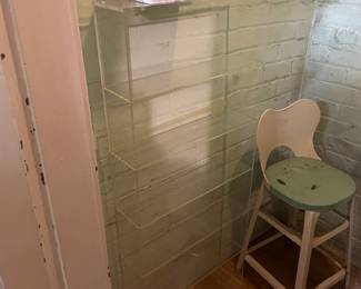 . . . love this Lucite shelving unit