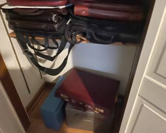 . . . valises, brief cases