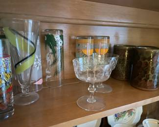 . . . vintage glassware 