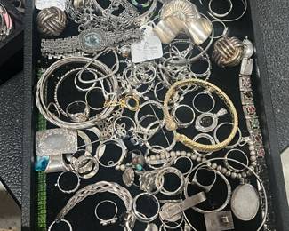 Sterling silver jewelry to be lotted in big lots.