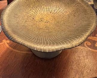 tiffany studios dore bronze compote