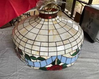 Stained glass light fixtures