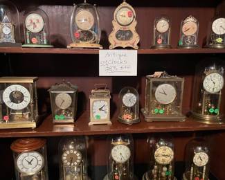 German antique anniversary clocks - half price