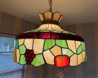 Stained glass light fixtures