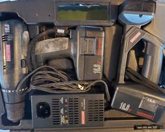 Craftsman Drill & Flashlight With Ohio Forge Drill Bit Set