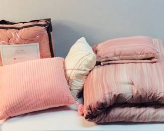 Kiedis and Ashley Avaleigh Pink Comforter Set