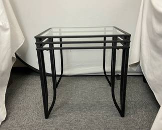 Ashley Furniture Exeter Glass Top End Table