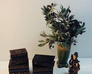 Lefton Balinese Dancer, Wooden Book Decor and More