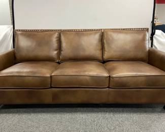 Coaster Leaton Top Grain Leather Sofa
